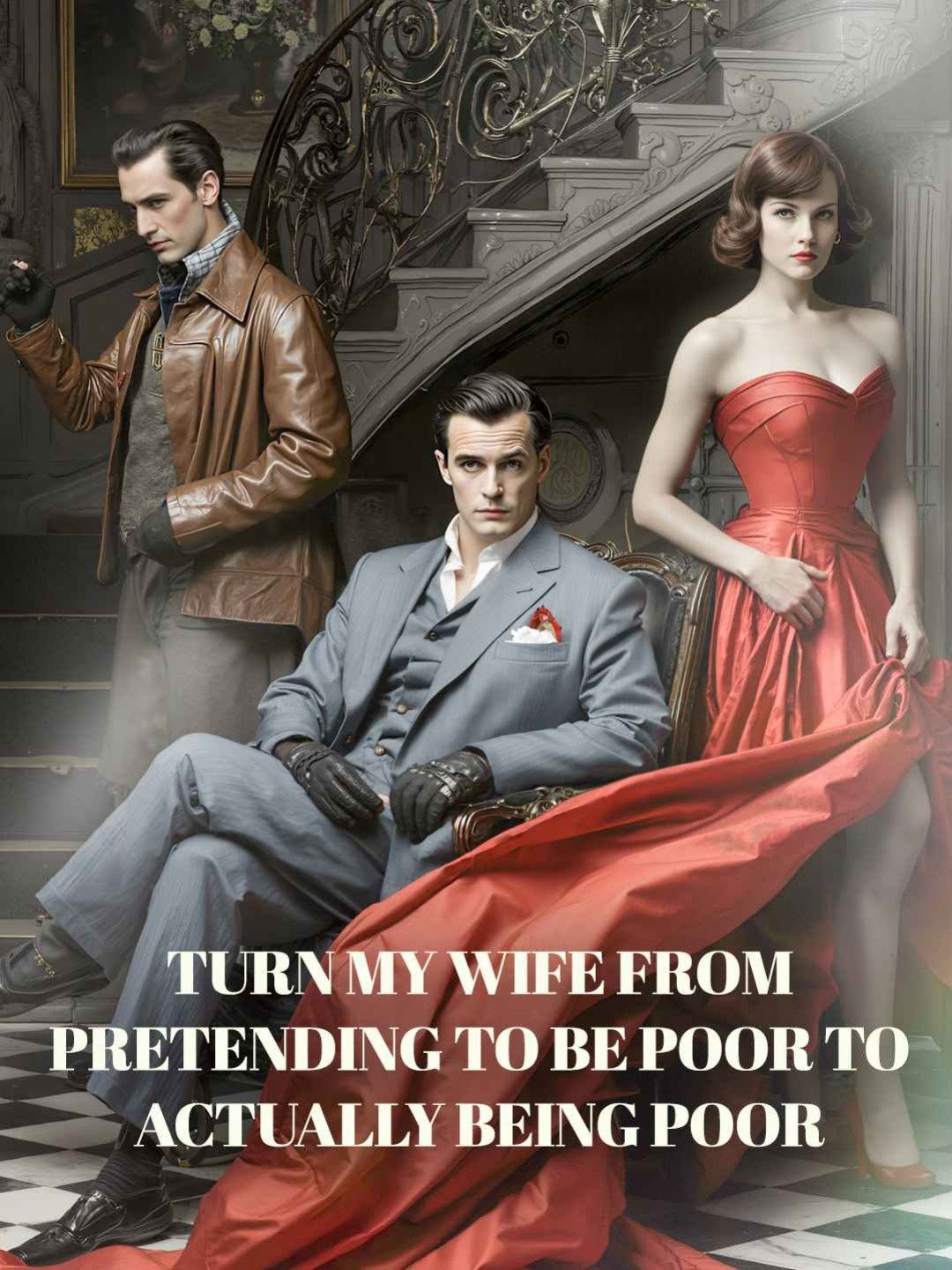 Turn my wife from pretending to be poor to actually being poor