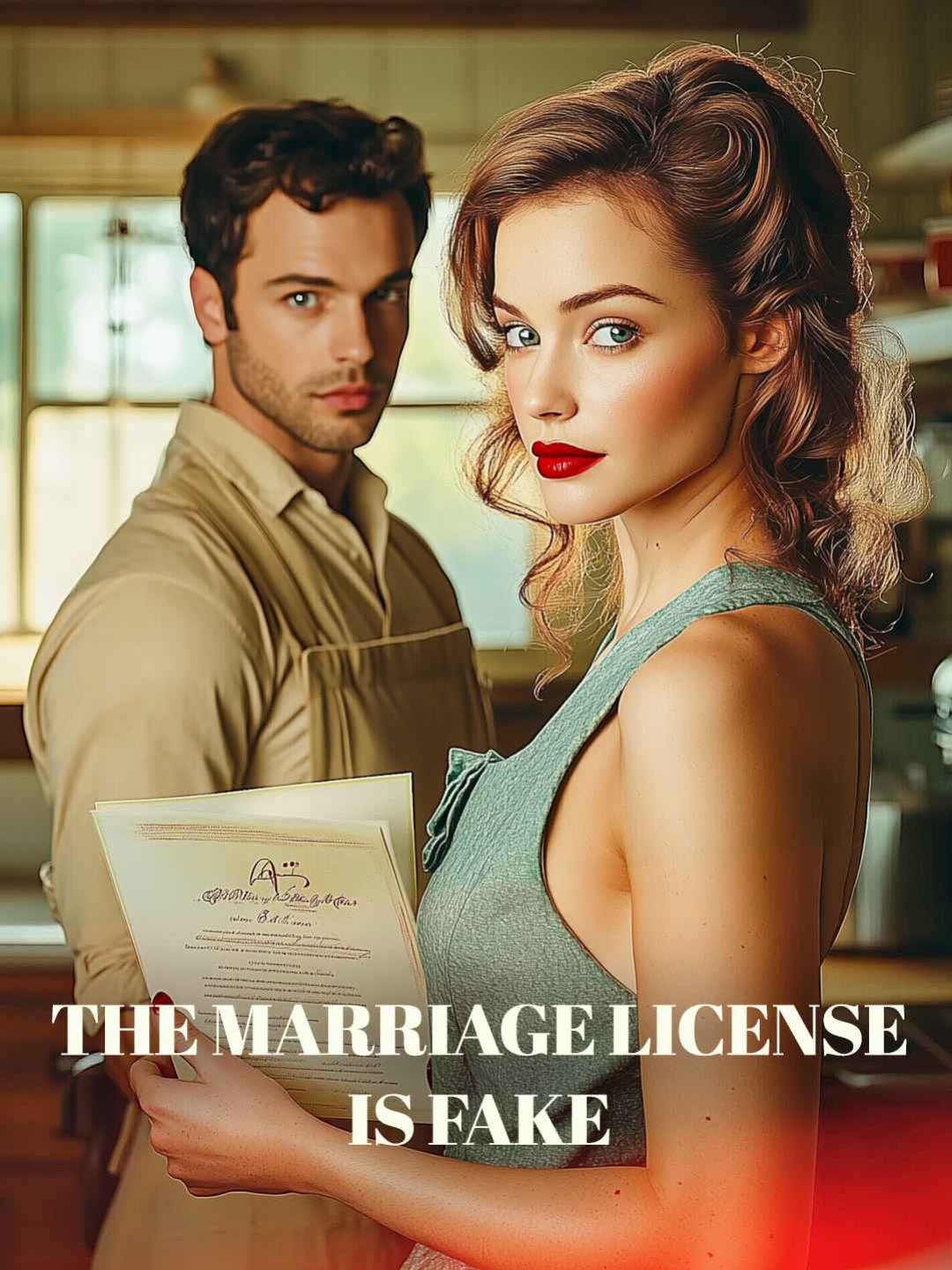 The marriage license is fake